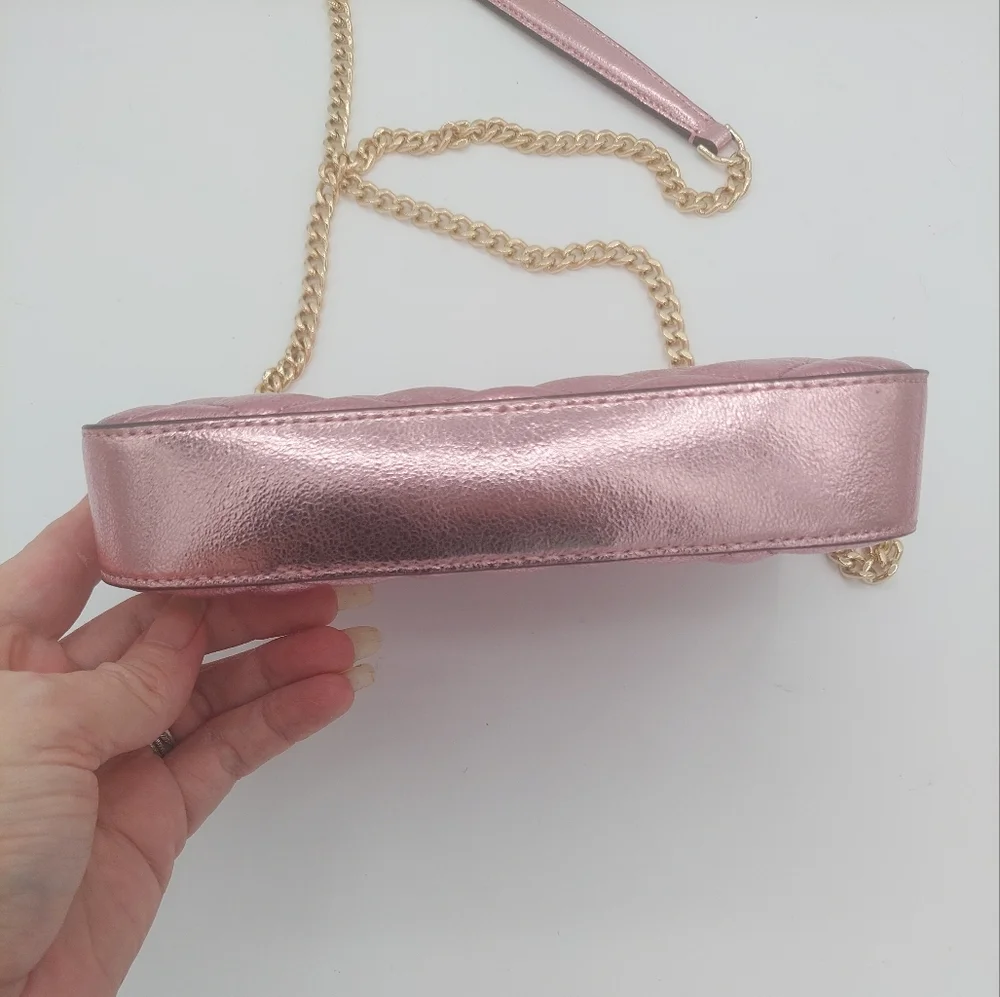 Kate spade glimmer quilted metallic crossbody - Picture 5 of 6